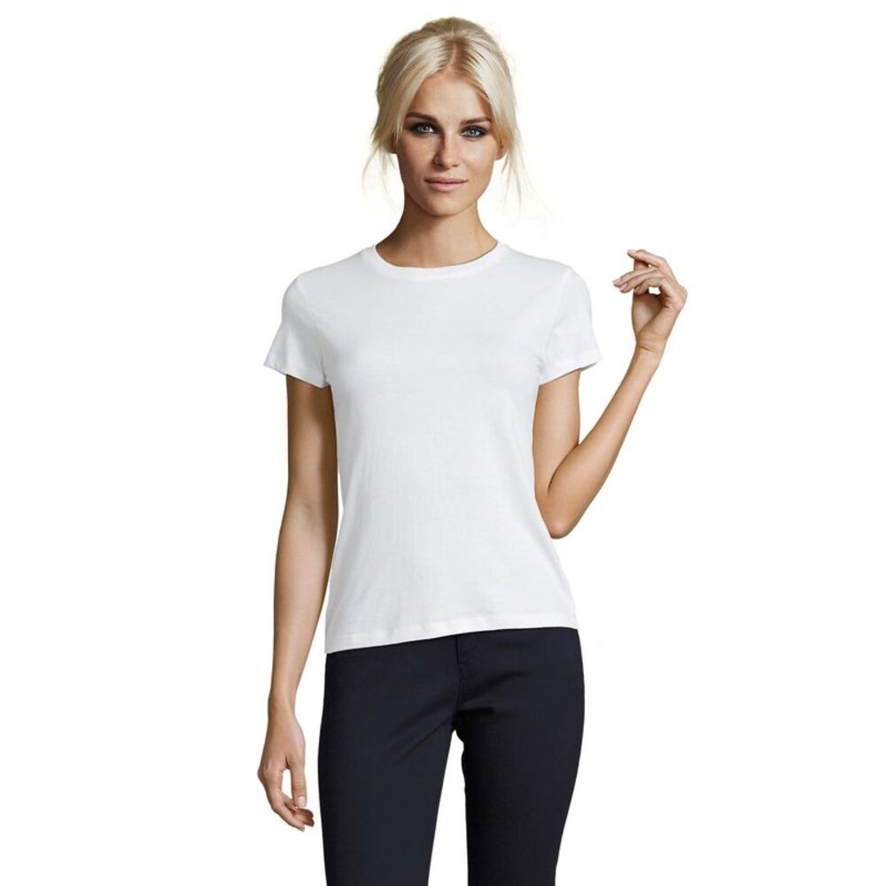 SOLS Womens/Ladies Regent T-Shirt / White